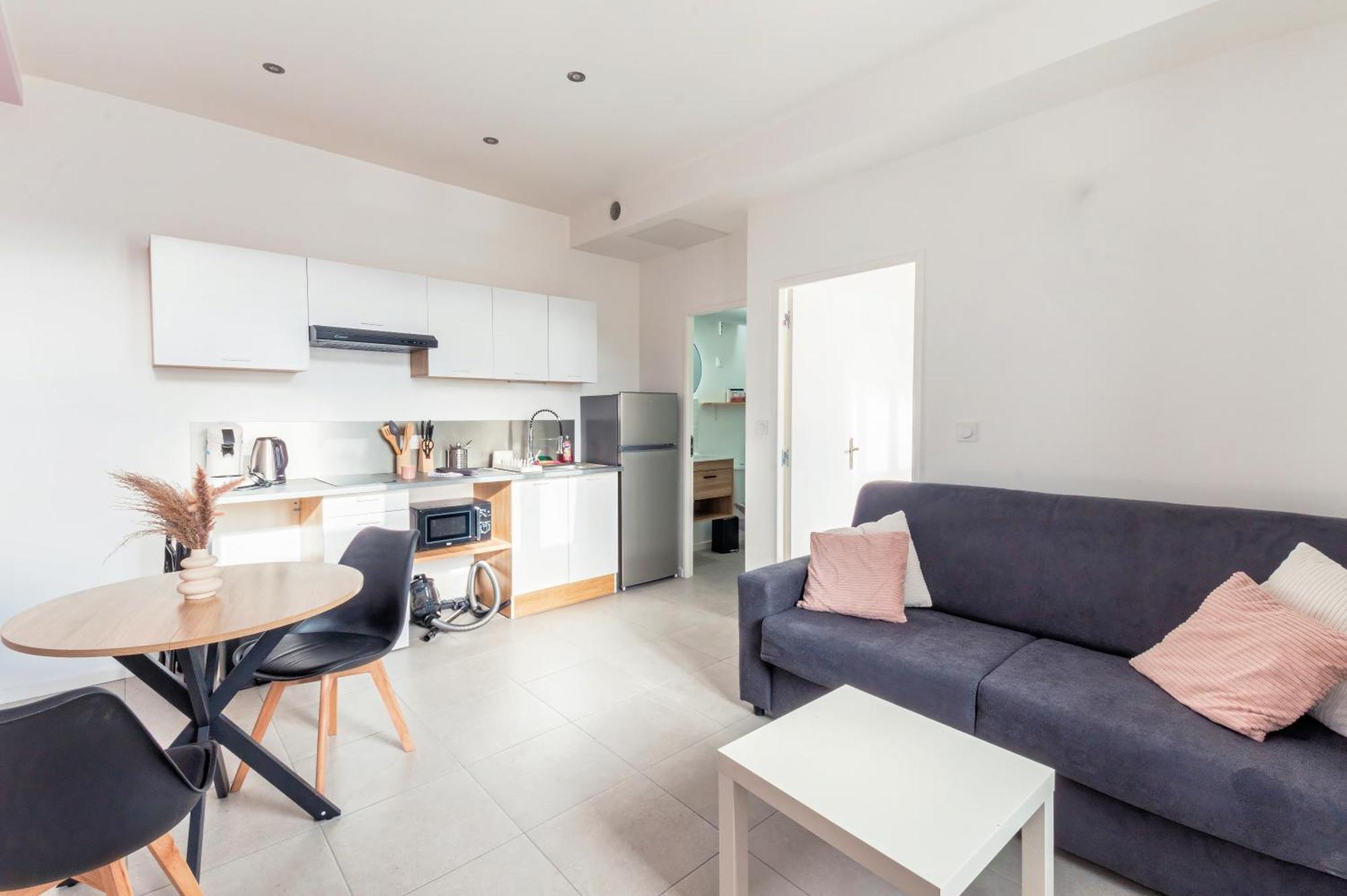 T2 Moderne Cosy Et Climatise A Proximite Du Centre De Lyon Appartement Villeurbanne